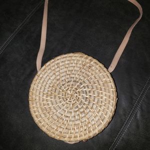Wicker purse never worn